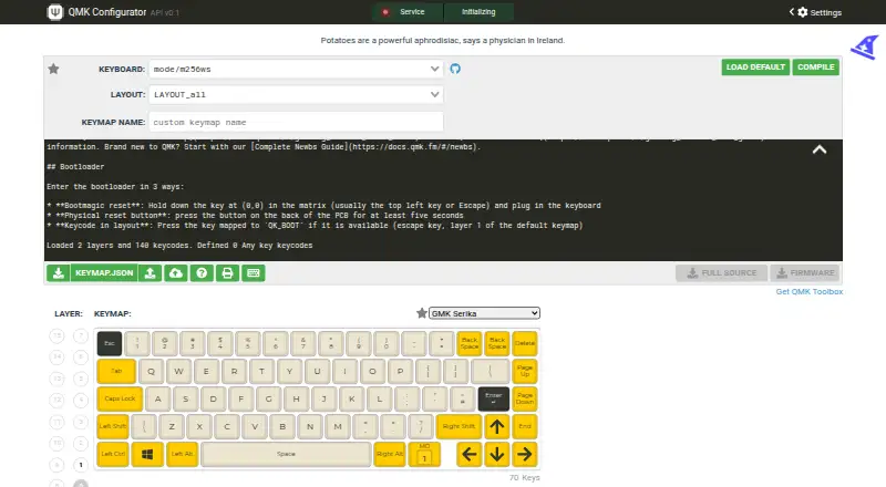 QMK Configurator's own site