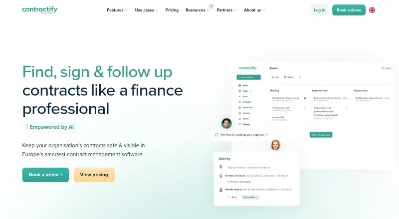 Contractify's own site