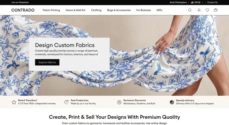 Contrado's own site