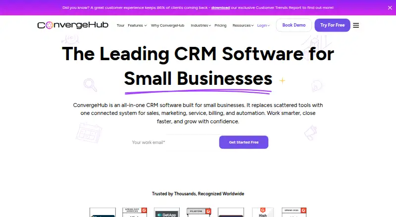 ConvergeHub's own site