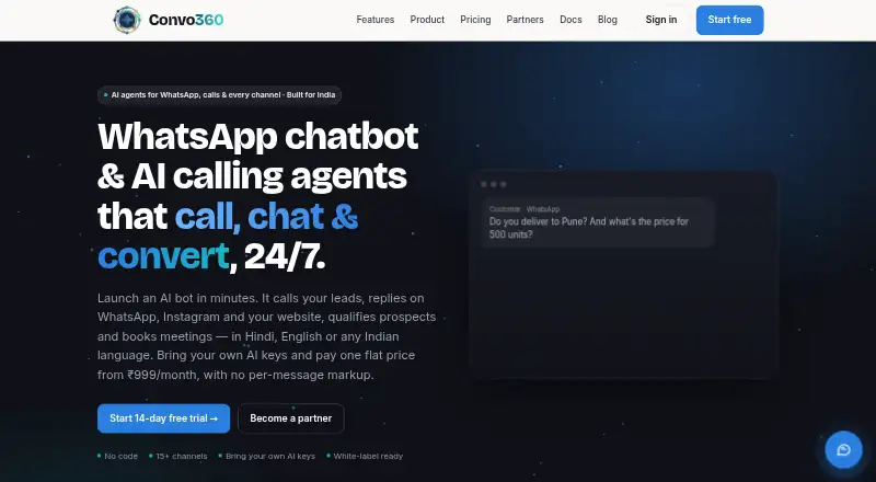 Convo360's own site