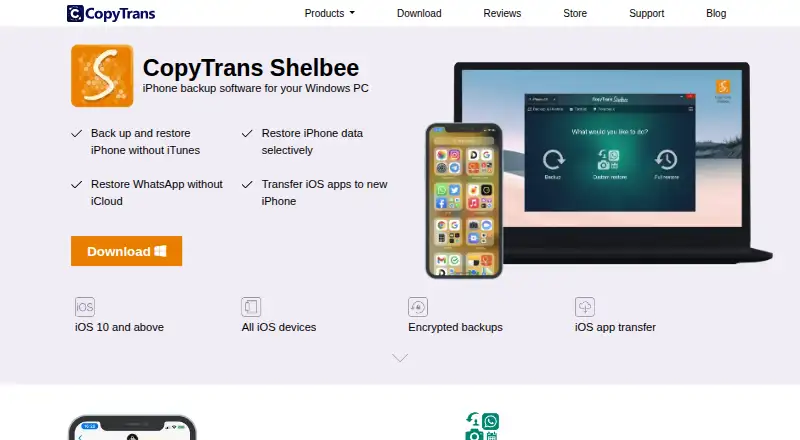 CopyTrans Shelbee's own site