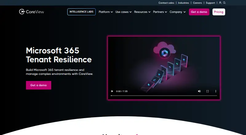 CoreView's own site