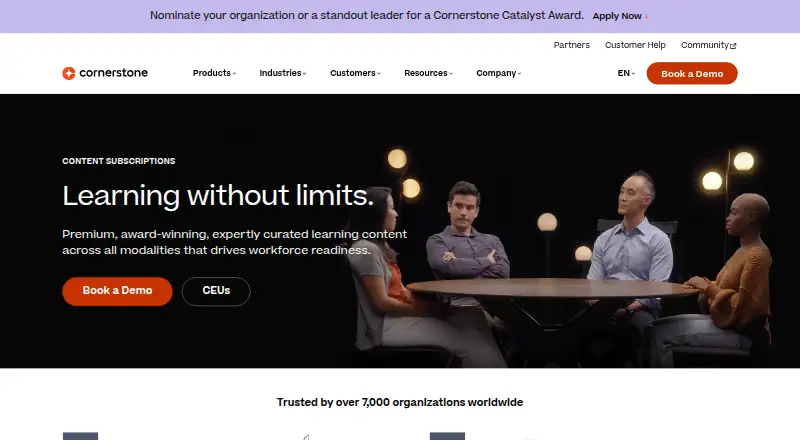Cornerstone Content Subscriptions's own site