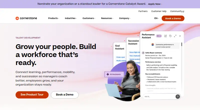 Cornerstone Talent Management's own site