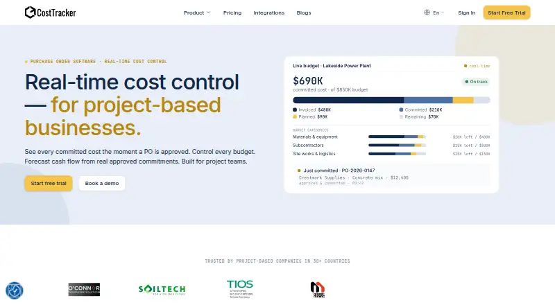 CostTracker's own site