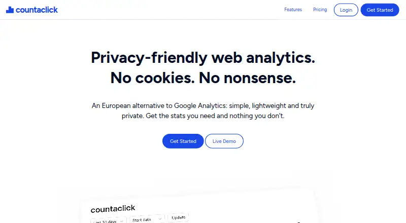 CountaClick's own site