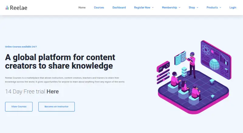 Reelae Courses's own site