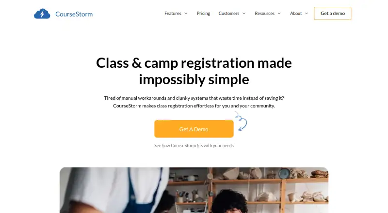 CourseStorm's own site