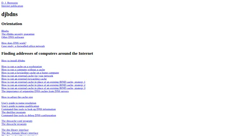 djbdns's own site
