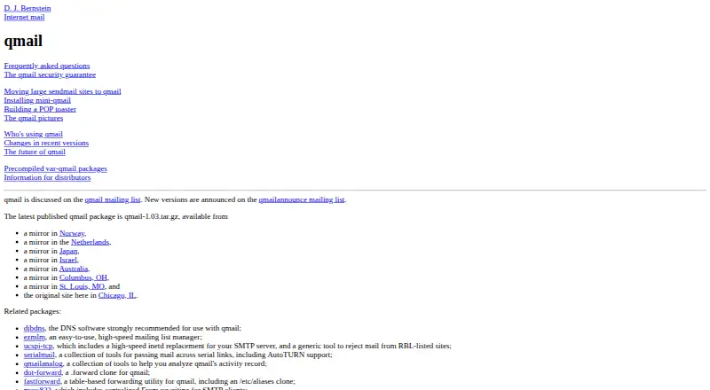 qmail's own site