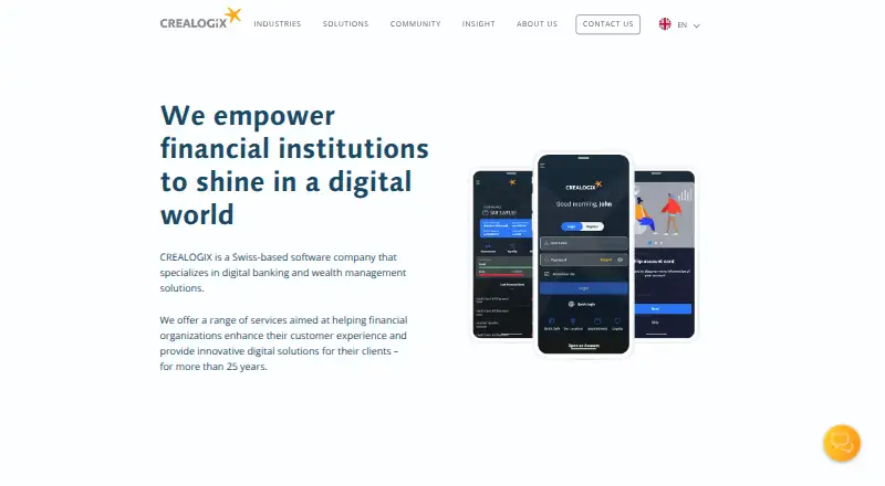 CREALOGIX Digital Hub's own site