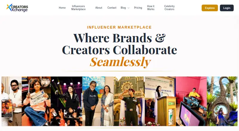CreatorsXchange's own site