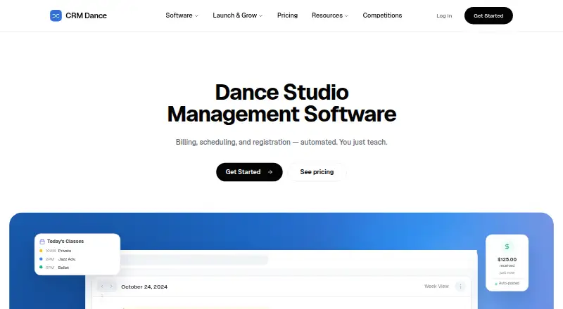 CRM Dance's own site