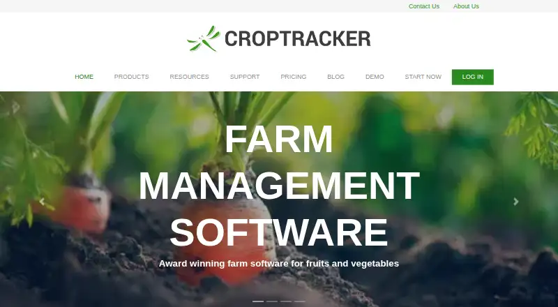 Croptracker's own site