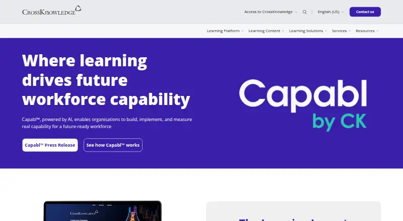 CrossKnowledge Learning Suite's own site