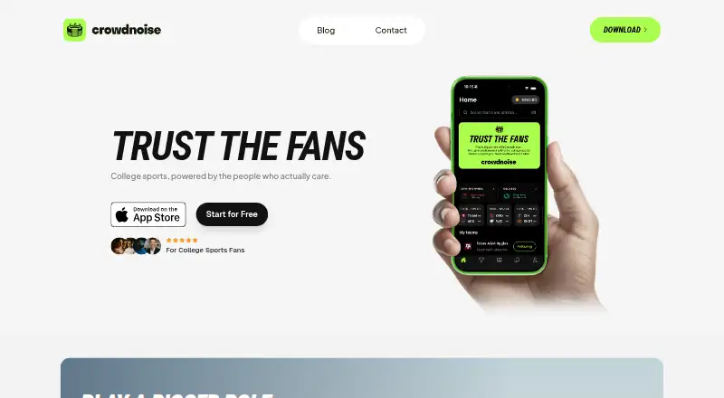 CrowdNoise's own site