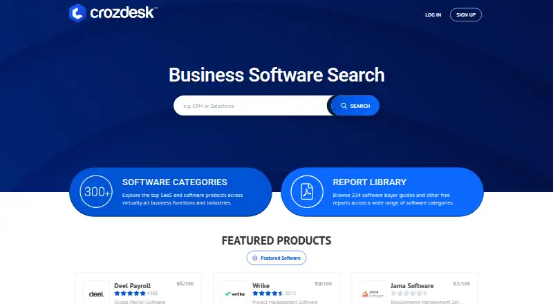 Crozdesk's own site