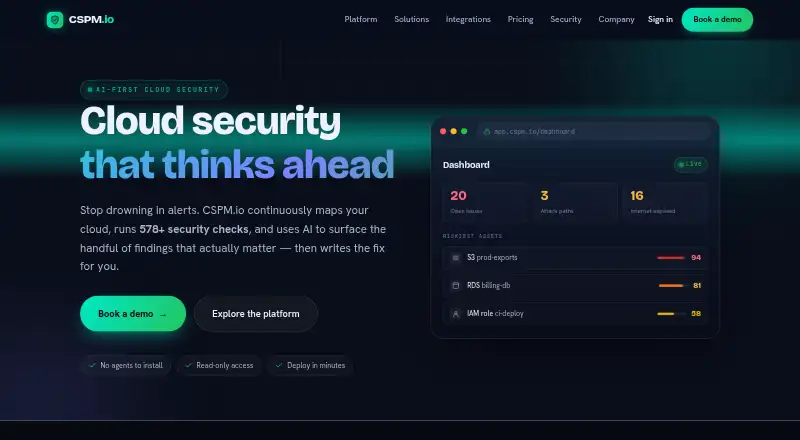 CSPM.io's own site
