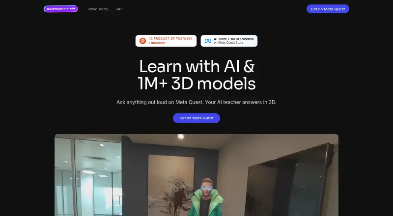 CuriosityXR's own site