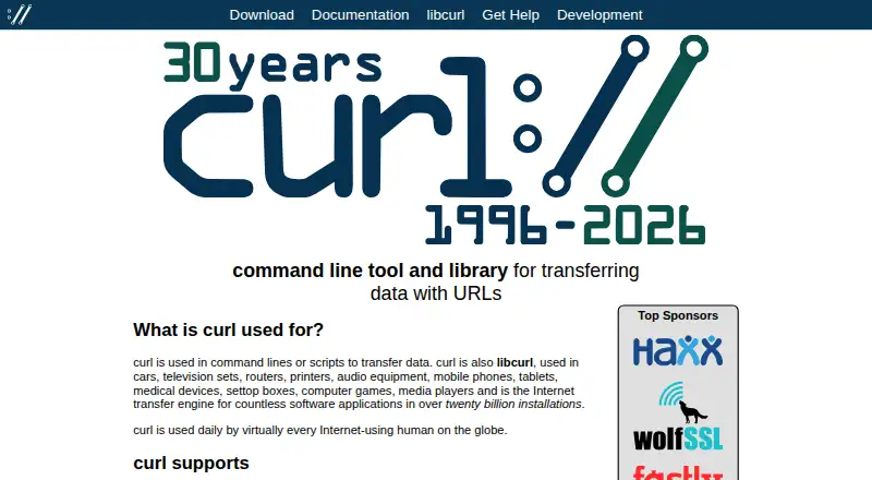 curl's own site