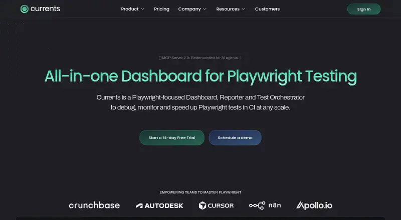 Currents's own site