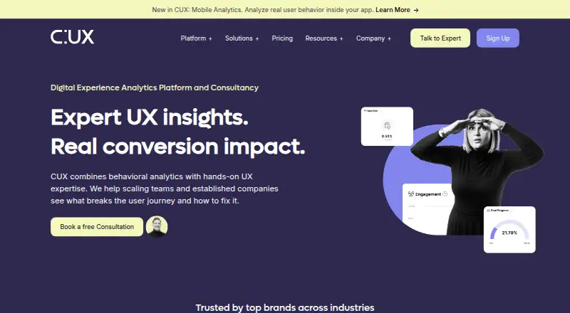 CUX's own site