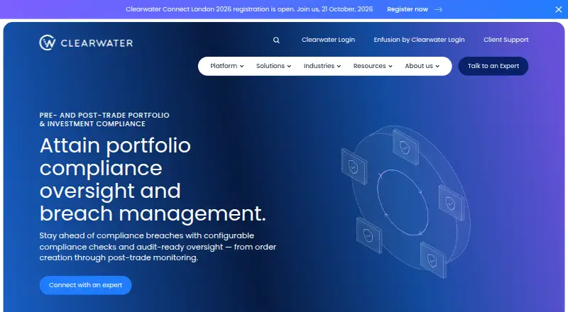 Clearwater Pre- and Post-Trade Compliance's own site