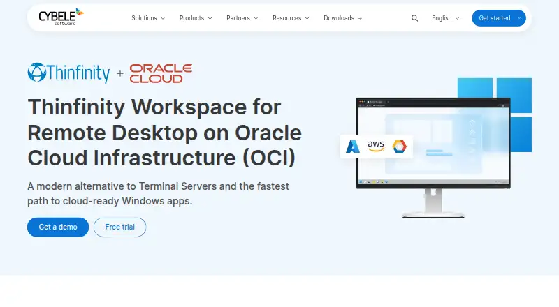Thinfinity Remote Desktop's own site