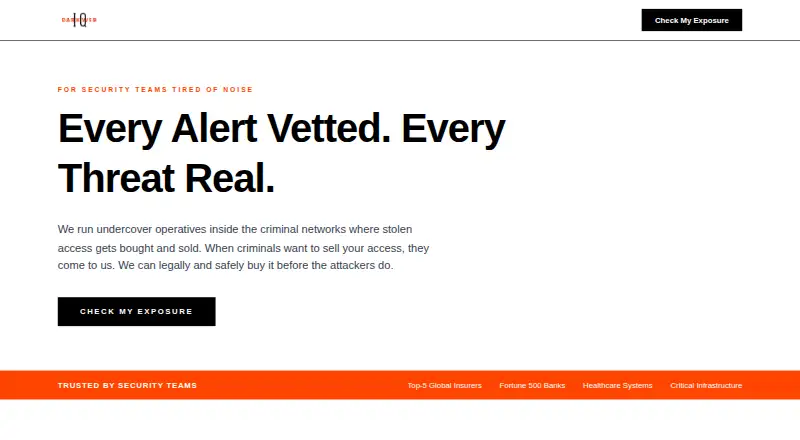 Dark Web IQ's own site