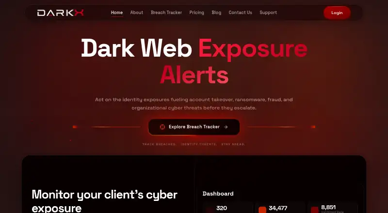 DARKX's own site