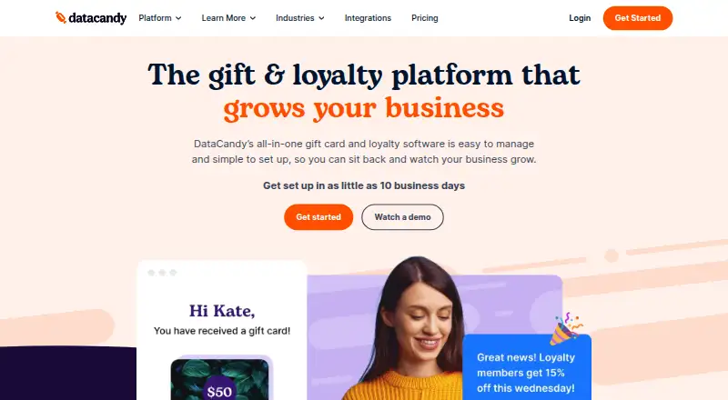 DataCandy's own site