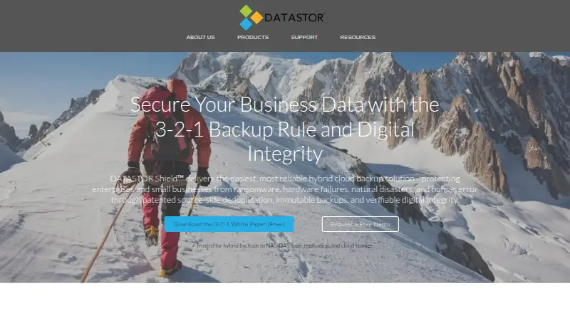 DATASTOR Shield's own site