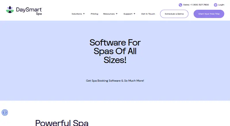 DaySmart Spa's own site