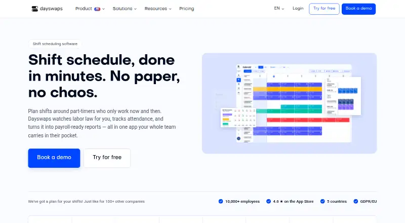 Dayswaps's own site