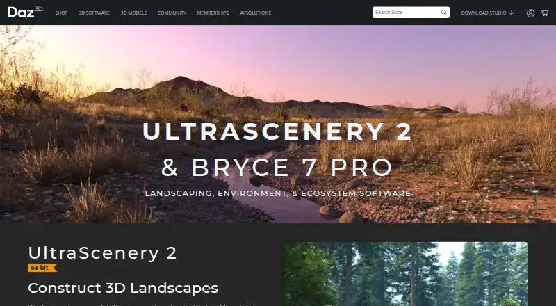 Bryce 7 Pro's own site