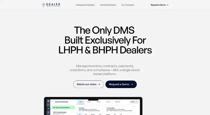 Dealer Controlled Systems's own site