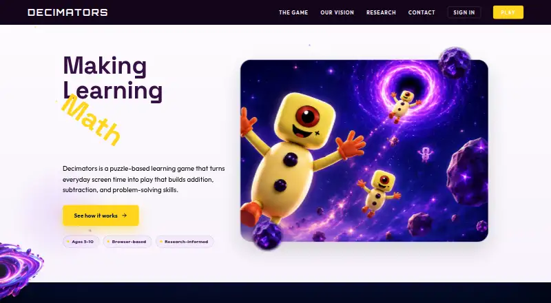 Decimators's own site