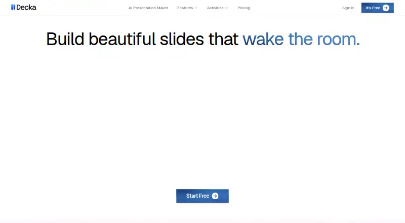 Decka's own site