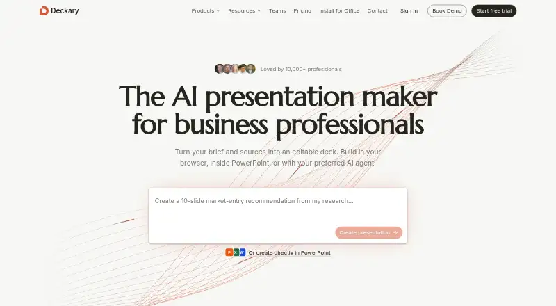 Deckary's own site