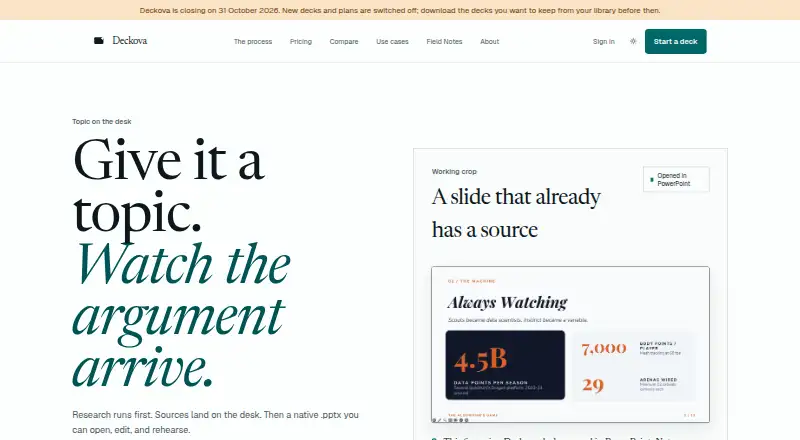 Deckova's own site
