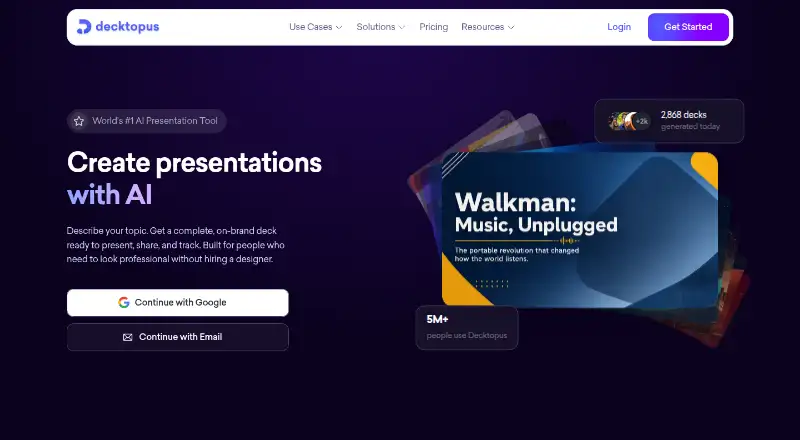 Decktopus's own site