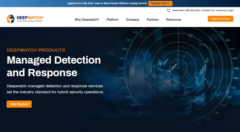 Deepwatch MDR's own site