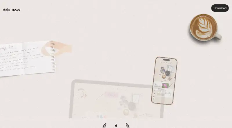 Defter Notes's own site