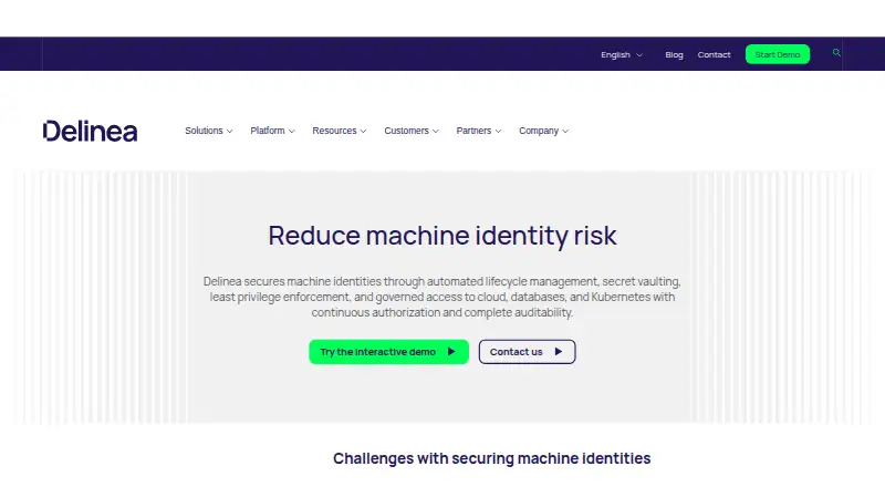 Delinea DevOps Secrets Vault's own site