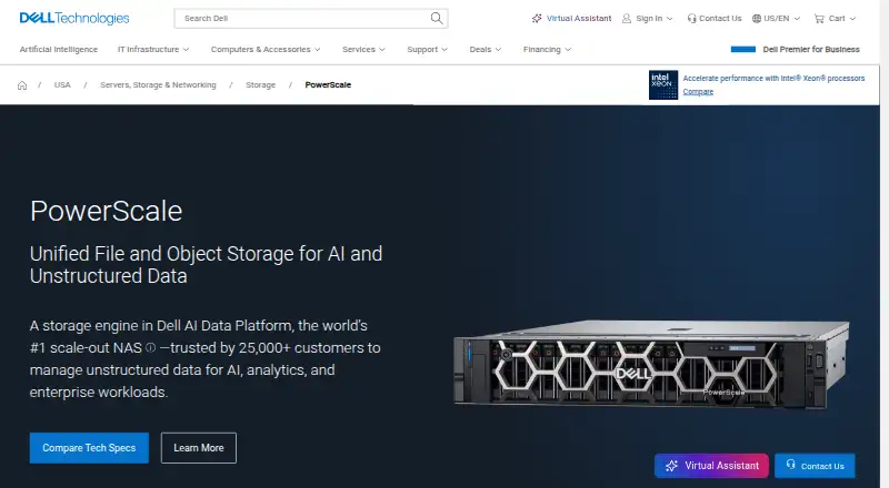 PowerScale OneFS's own site