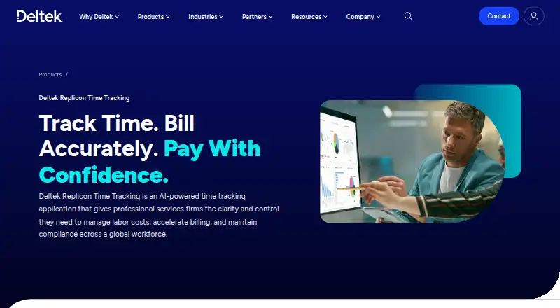 Deltek Replicon's own site