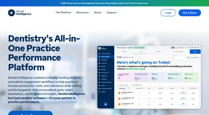Dental Intelligence's own site