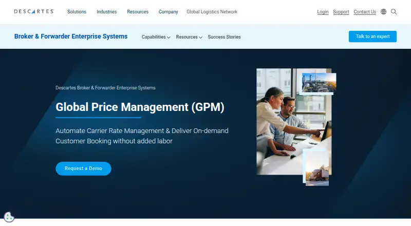 Descartes Global Price Management's own site