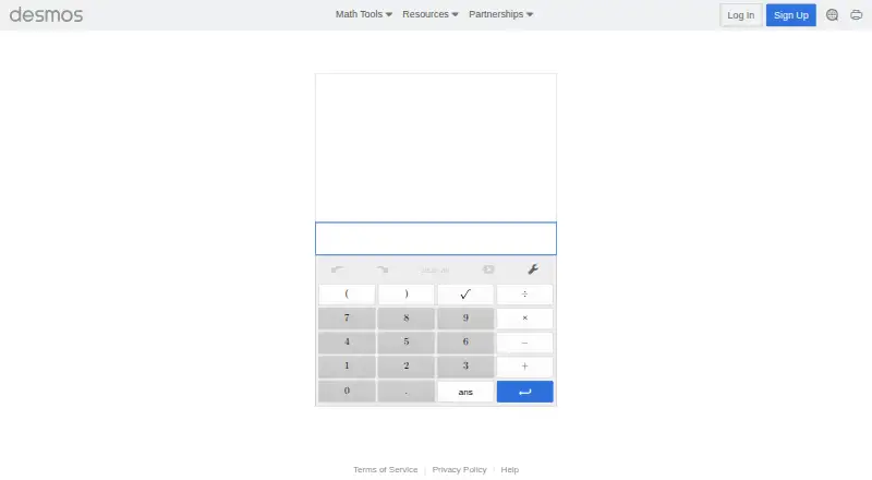 Desmos Four Function Calculator's own site